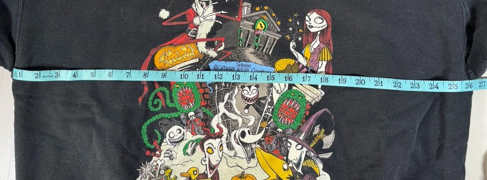 Rare Disneyland Haunted Mansion 02 Nightmare Before Christmas XL Sweatshirt READ - Image 3 of 4