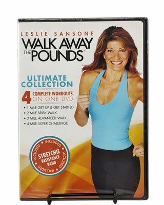 Leslie Sansone Walk Away The Pounds:The Ultimate Collection W/Stretchie DVD NEW