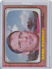 1966 Topps Football #12 Babe Parilli - Boston Patriots