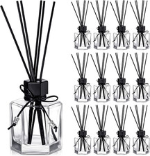 12 Set 120Ml 4.06 Ounce Reed Diffuser Bottle Empty Glass Diffuser Bottles Jars w
