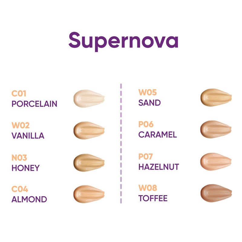 Nejha - supernova - fondotinta luminoso - c01-porcelain