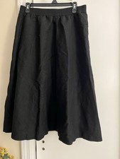 Womens Petite Medium Orvis 55 Linen A Line Skirt