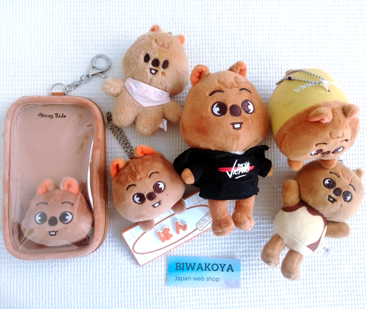 Stray Kids SKZOO Han Quokka Official Goods Set of 6 Stuffed Toys