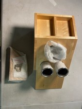 VBPO-G01 Vanity Organizer Insert: 8" Wide, 5 Compartments, White Birch - Hardwar