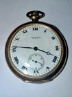 Antique WALTHAM 17 Jewel Gold-Filled Roman Numeral Pocket Watch PARTS/REPAIR