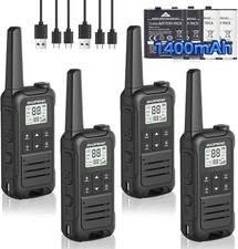 Rechargeable Walkie Talkies Long Range for Adult, F22 Handheld FRS Radio Walkie