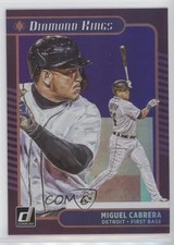 2021 Panini Donruss Diamond Kings Holo Purple Miguel Cabrera #10 0bl9