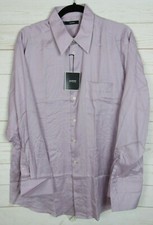 Alfani Mens Long Sleeve Purple Button Up Dress Shirt Size M NWT W1293