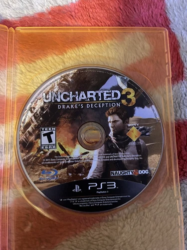 Uncharted 3: Drake's Deception PS3 DISC ONLY(Sony PlayStation 3, 2011) Scratches