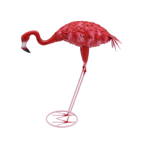 3pcs Gardens Flamingos Statue Red Flamingos Yard Sculpture Home Art Decors Set - Picture 12 of 20