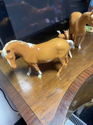 EARLY BESWICK HORSE ARAB XAYAL 1265 - LOVELY Paint Set Of 3 - Picture 3 of 7