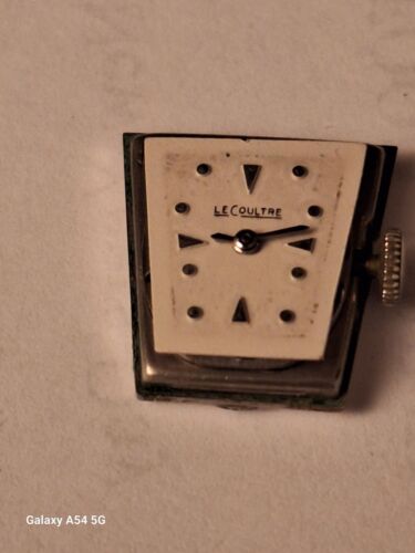 Vintage Lecoultre Aristocrat Grasshopper Watch Ladies White 10k GF Back Working - Picture 15 of 15