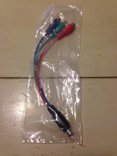 7 Pin S-Video to 3 RCA TV AV Female Cable Adapter Red Green Blue Video-New