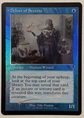 Delver of Secrets Retro Foil - Innistrad Remastered MTG Magic the