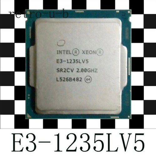 Intel Xeon e3-1235L V5 SR2LM 8MB 4core 4thread 25W LGA1151 CPU processor 1235LV5 - 第 1/1 張圖片