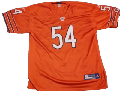 Reebok Brian Urlacher Jersey #54 Mens Size 56 Chicago Bears Orange