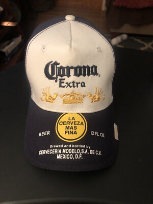 Corona Extra Black And White Hat