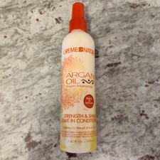 NEW Creme of Nature Argan Oil Strength  Shine Leave-in Conditioner 8.45oz 