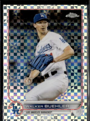 2022 Topps Chrome X-fractor Walker Buehler Los Angeles Dodgers #123 