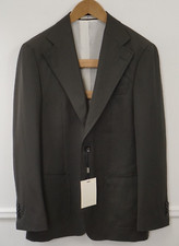 Men Suitsupply Blazer Havana Wide Lapel Pure Wool S130 Size EU48 UK/US38