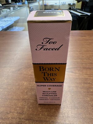 Too Faced Born This Way Super Coverage Concealer - Cocoa - 0.45 oz New In Box