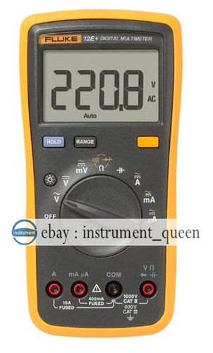 Fluke 12E+ Digitalmultimeter AC/DC/Diode/R/C Spannungsstrom Ohm Kapazität - Bild 4 von 4
