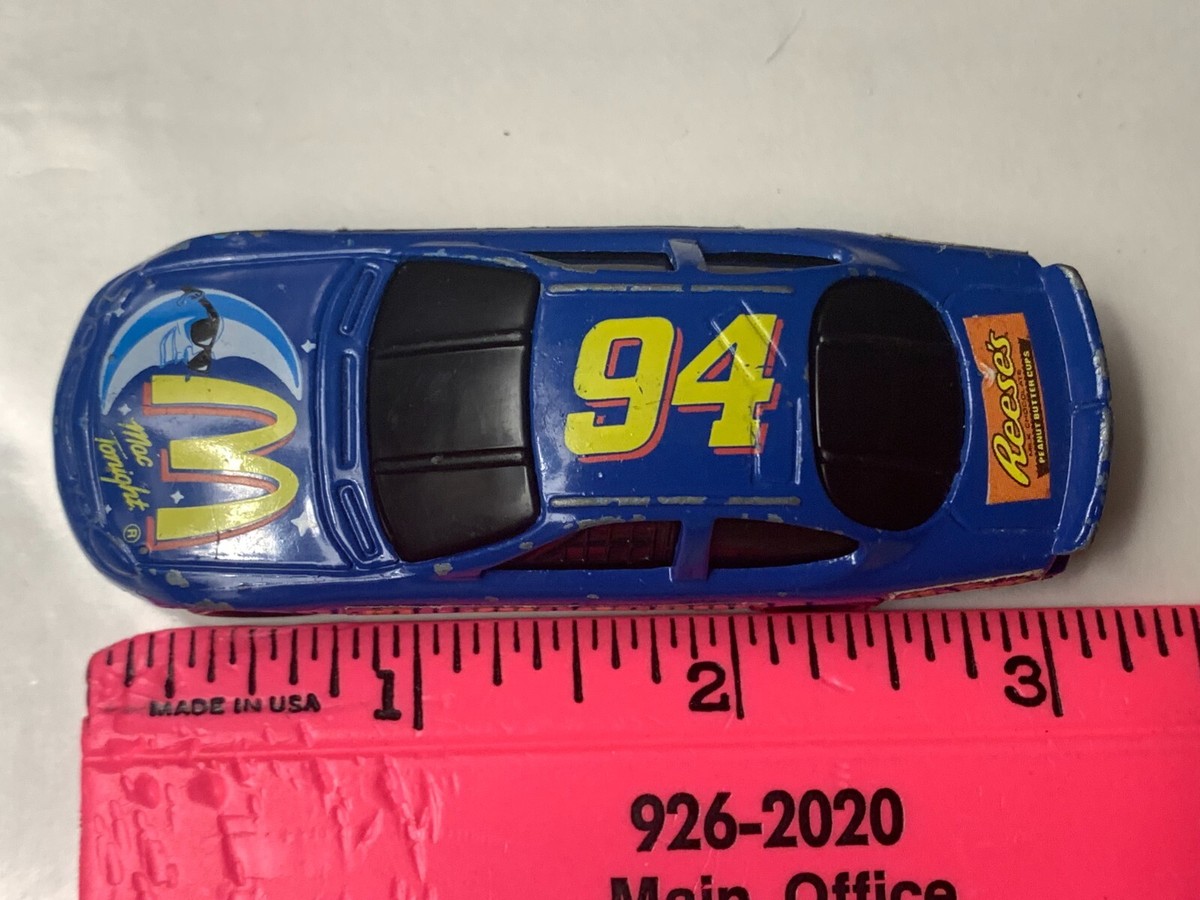Vintage 1998 Mattel Hot Wheels Blue McDonalds Diecast #94