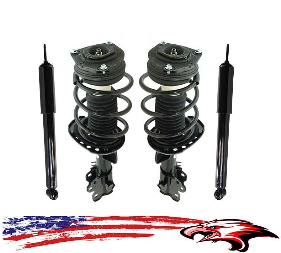 New Front Struts & Rear Shocks for Nissan Sentra 1.8L 2013 LIFETIME ...