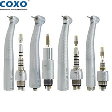 COXO Dental Fiber Optic LED High Speed Handpiece Fits KaVo NSK Sirona Coupler