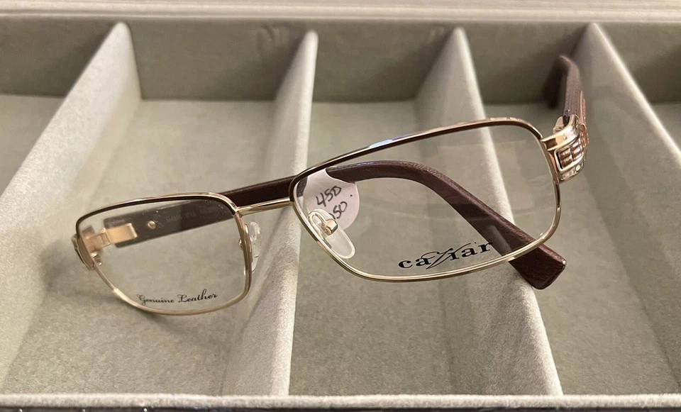 NOVA ARMAÇÃO DE ÓCULOS MASCULINA AUTÊNTICA CAVIAR M4865 C16 - Imagem 2 de 4