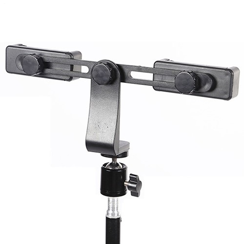 Dual Camera Phone Clip 360° Rotating Plastic Durable Mobile Phone Stand Holder - Photo 3 sur 11