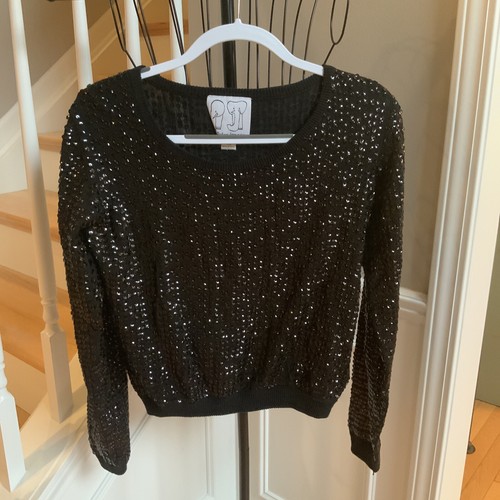 PJ by Peter Jensen Black Sequin Long 