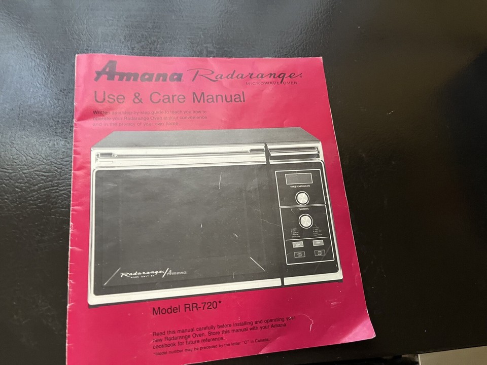 vintage amana radarange microwave oven eBay