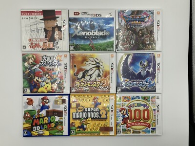 Not tested Nintendo 3DS DS Games 24 lot Pokemon Sun Moon NTSC-J