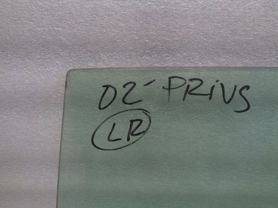 Toyota Prius 2001-2003 puerta trasera izquierda lado conductor ventana vidrio OEM LK80783 Foto 2 de 4