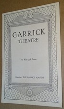 Programme des « Douze Mille » 26 mars 1928 au Garrick Theatre, Broadway NYC
