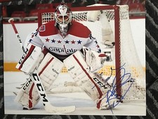 Washington Capitals Braden Holtby Signed Autographed 11x14 Photo COA