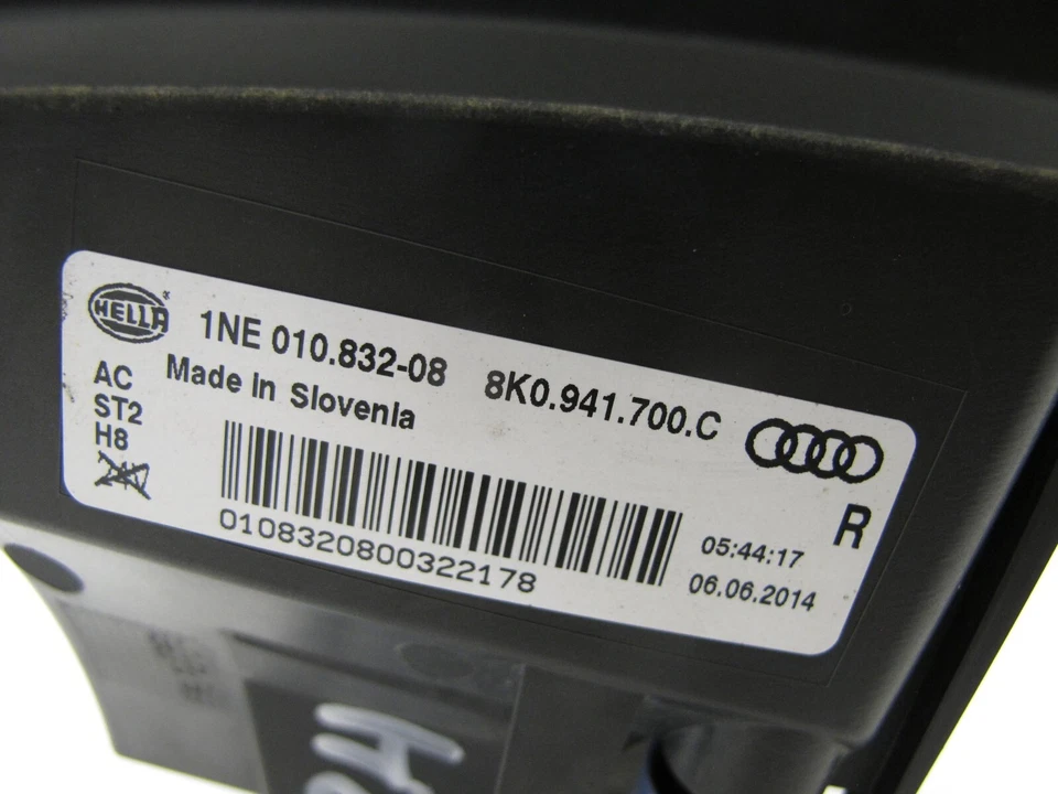 13-16 AUDI B8 A4 FARO ANTINIEBLA DELANTERO DERECHO LADO PASAJERO OEM 121824 Foto 4 de 4
