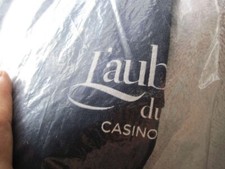 2XL Jerzees L'auberge Du Lac Casino Hotel Navy Blue T Shirt 100% Cotton Tee