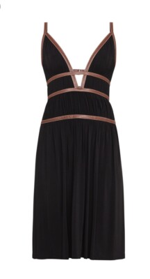 BCBGMAXAZRIA Lillie Strap-Detail Dress - Black