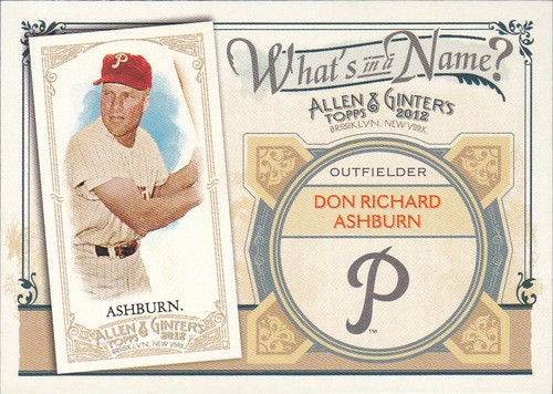2012 Topps Allen & Ginter What's in a Name You Pick the Card Finish Your Set - Picture 11 of 61