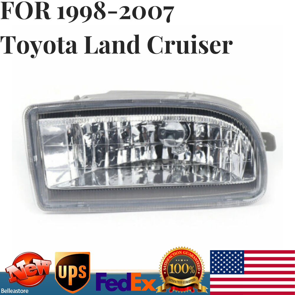 Fog Lights w/ Switch Kit # 8122060042 For Toyota Land Cruiser 1998-2007
