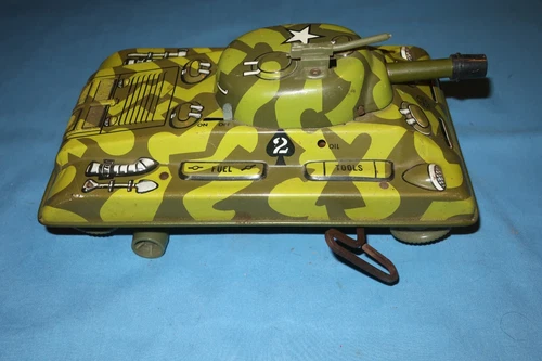 Marx Army/Military Wind Up Tank for parts
