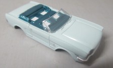 "NEW" AW T JET REL 34 '65 BLUE FORD MUSTANG CONVERTIBLE HO SLOT CAR BODY