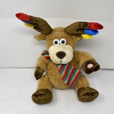 Dan Dee Reindeer Plush Animated Christmas Plays Jingle Bell Rock Only Candles