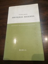 Antoine Vergote PSICOLOGIA RELIGIOSA Borla 1 ed 1967 Studi Psicoreligiosi c420