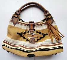 Sts Ranchwear Serape Messenger Tote Hard To Find Blanket Bag Adorable Boho Style