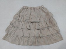 Fdash Girl's Elastic Layered Skirt Japan Import Size 8-10 150 Lined Teddy Bear