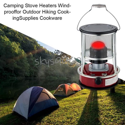 Estufa de calefacción portátil de queroseno 9000 BTU para camping exterior 5 L - Imagen 4 de 12