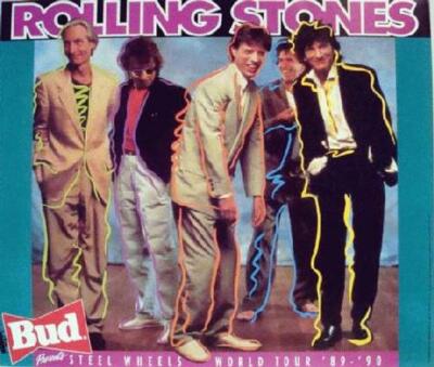 Rolling Stones ポスターフレームセット1989 ROLLING STONES 1989 STEEL WHEELS CONCERT TOUR POSTER | eBay